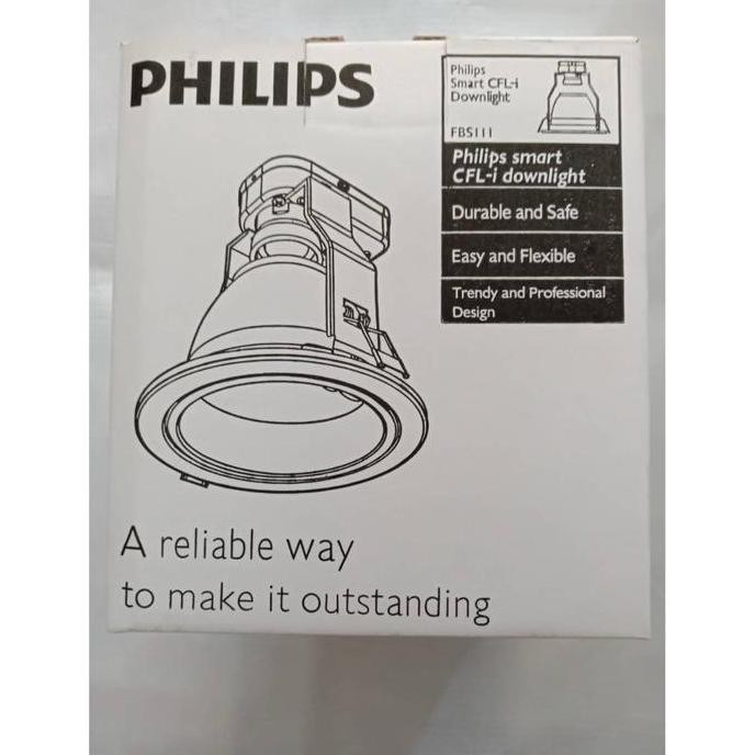 Terlaris PHILIPS KAP DOWNLIGHT 4'' INCH FBS 111 WHITE SALE