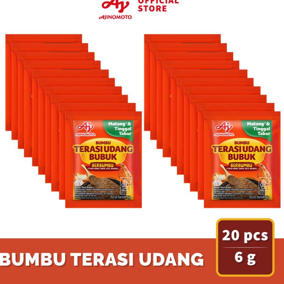 

Ajinomoto Terasi Udang Berbumbu 6G 20Pcs