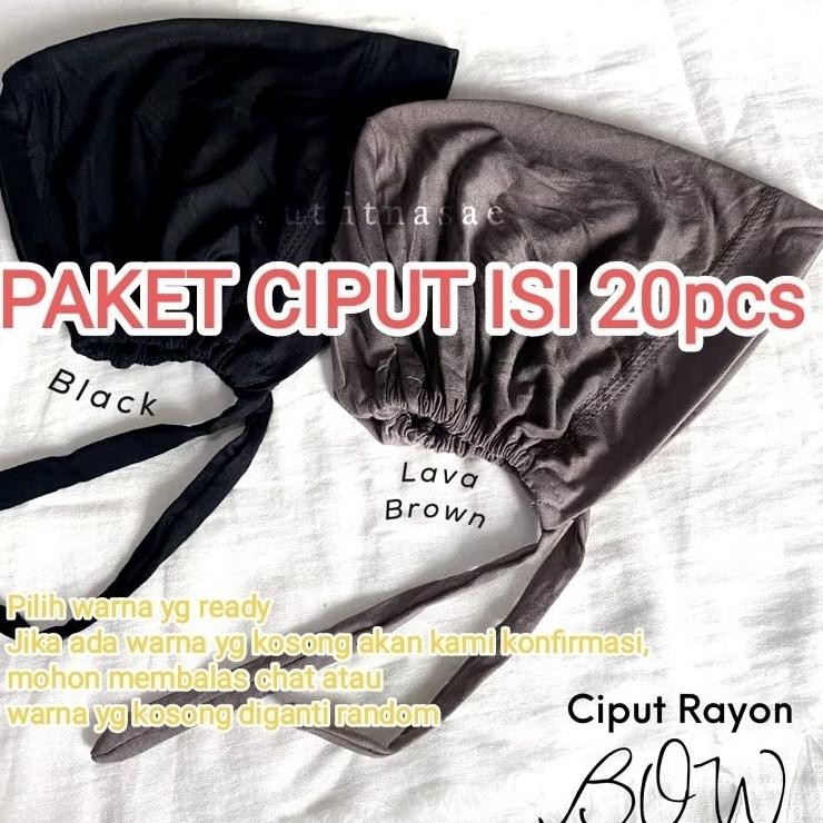 Ciput Hijab Rayon Tanpa Label