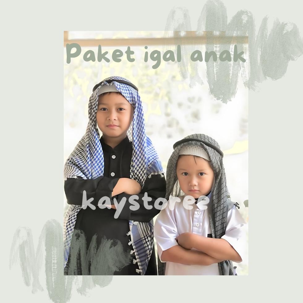 SORBAN ANAK/PAKET IGAL ANAK/SORBAN ANAK TK/SD/SORBAN ANAK TERBARU AST