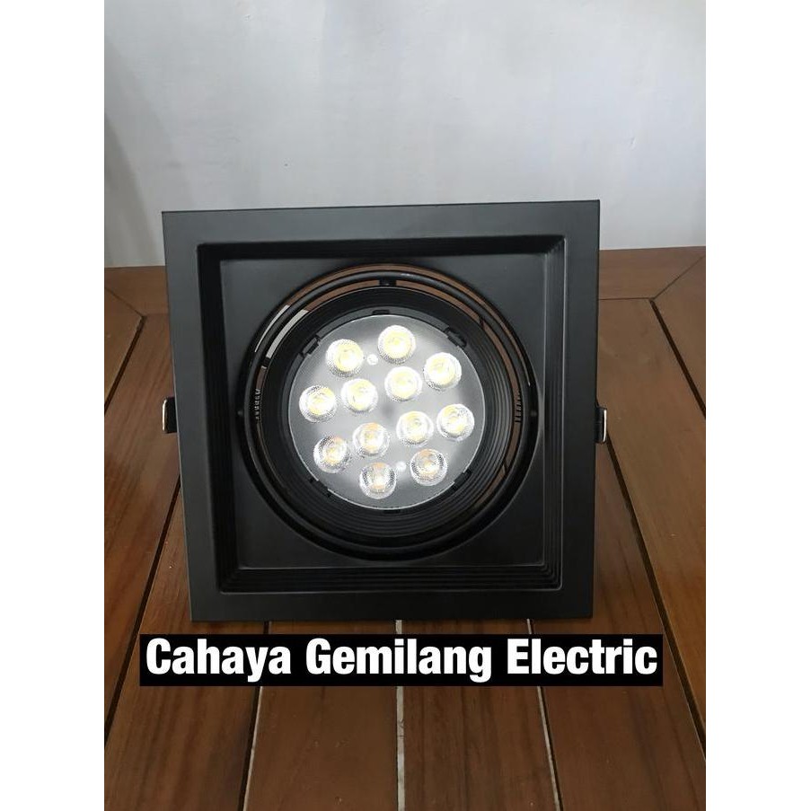 Terlaris Kap lampu downlight ar111 ar 111 halospot led sorot 12w 12watt qr SALE