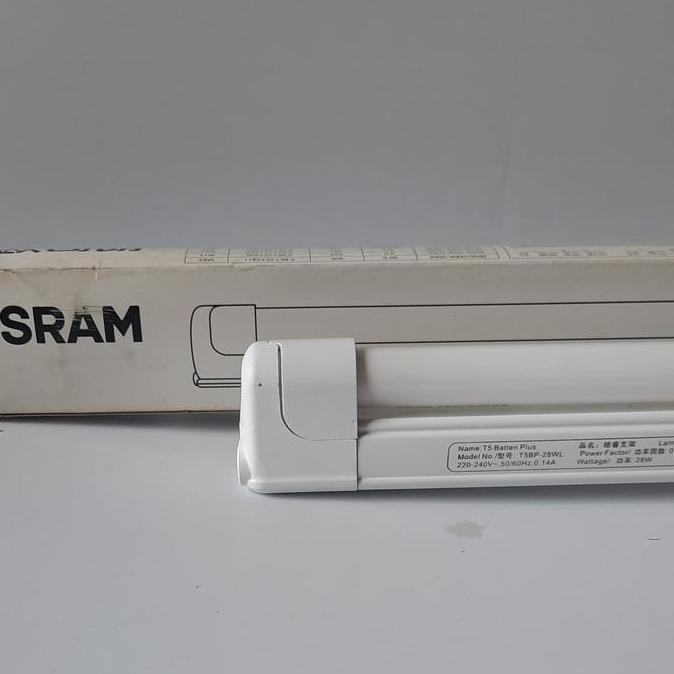 Terlaris KAP LAMPU TL T5 KOMPLIT BATTEN 28W 830 865 840 OSRAM SALE