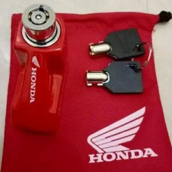 Promo Gembok Cakram AHM HONDA Original - Kunci Gembok Cakram AHM HONDA COD