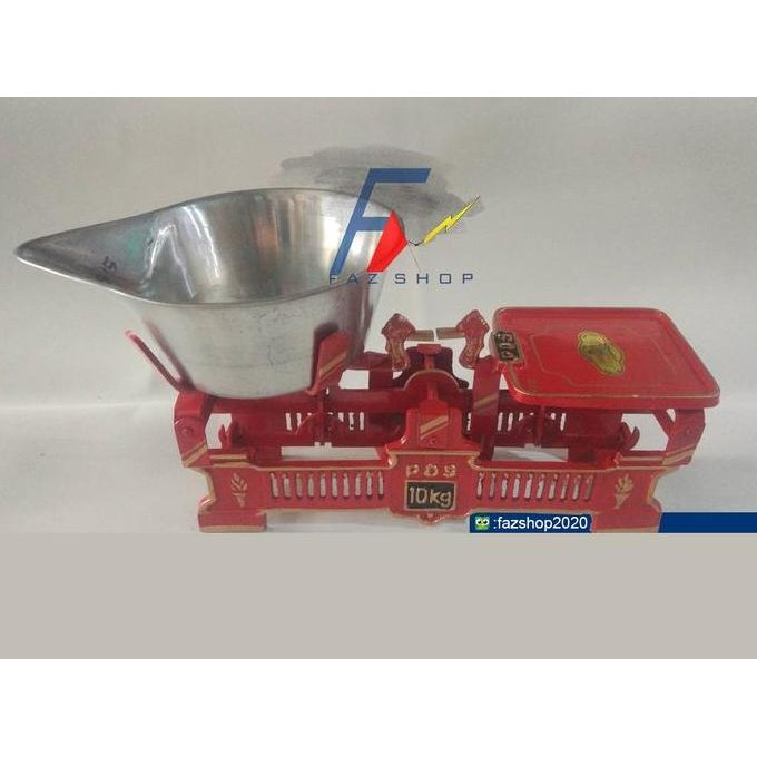 timbangan bebek PDS timbangan duduk manual PDS 10kg + 1 set batu timba
