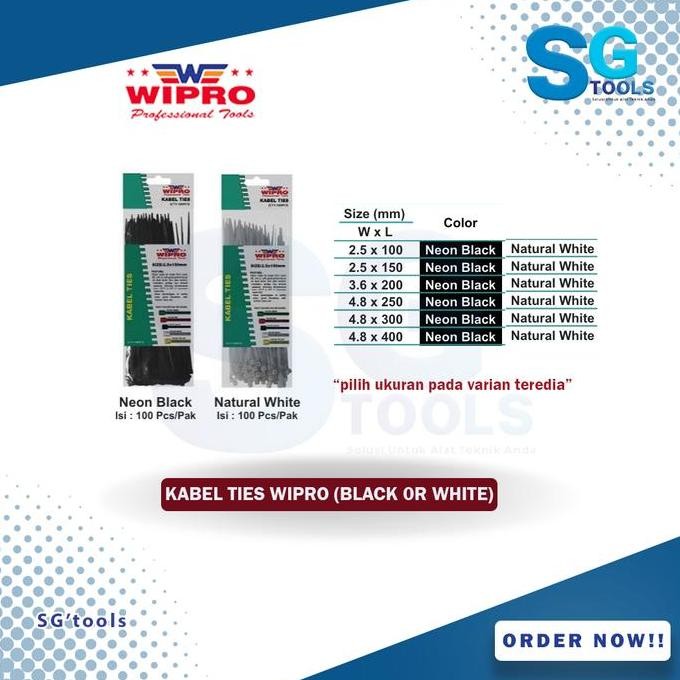 

NEW Kabel Ties Wipro (Ukuran ada pada varian)