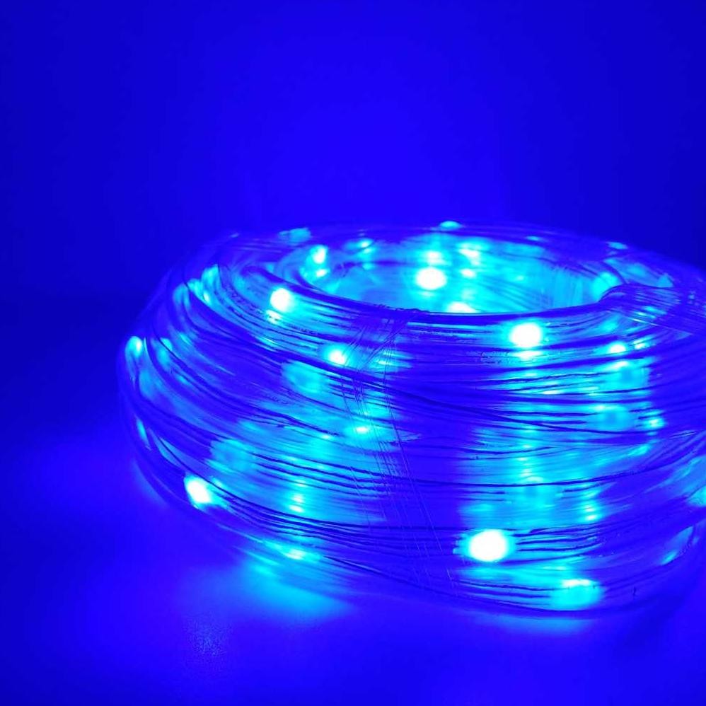 Lampu LED Selang Bulat 220V 8M + Adaptor