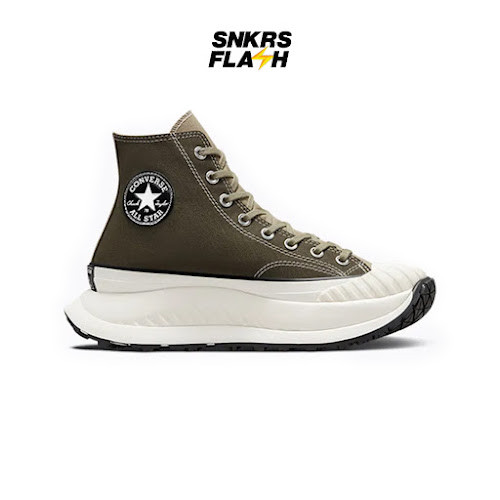 CONVERSE Chuck 70 At Cx High Utility Green Sepatu Sneakers Pria - A01681C - Size 43