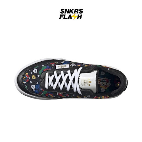 ADIDAS Her Court Rich Core Black White Sepatu Sneakers Wanita - GW8569 - Size 38.7