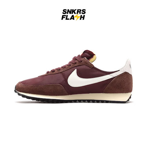 NIKE Waffle Trainer 2 Burgundy Crush Sepatu Sneakers Pria - DM0180600 - Size 44
