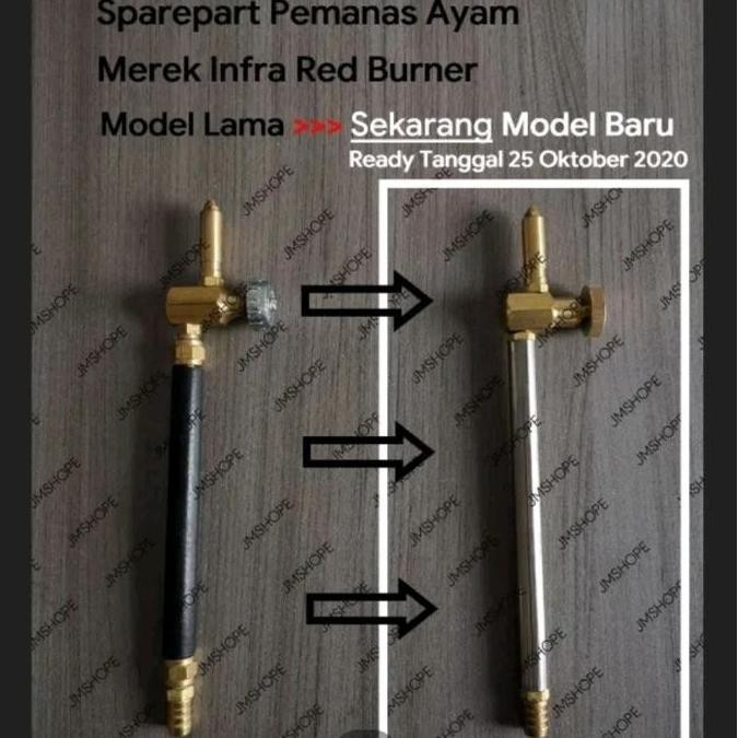 Sparepart Safety Device Infra-Red Burner Mensana Pemanas Ayam Pucukan Gasolec Gas Brooder Spruyer Pe