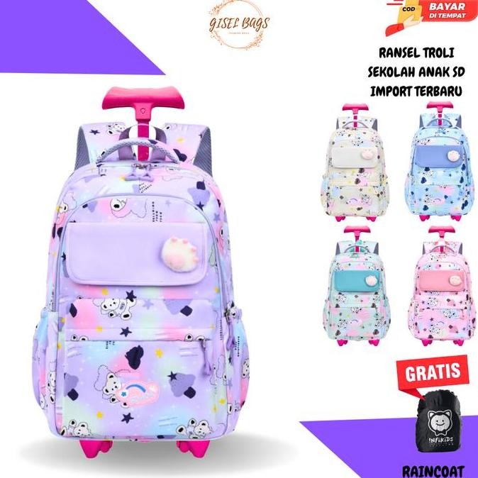 Tas koper anak perempuan sekolah sd import LN