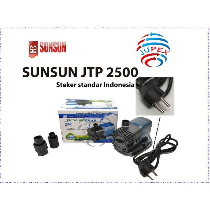 Water Pump Original Sunsun Jtp 2500 Pompa Air Aquarium Kolam Ikan