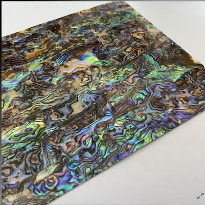Bahan Inlay Pickguard Abalone Abalon 5mm Lembaran 23x13cm Original