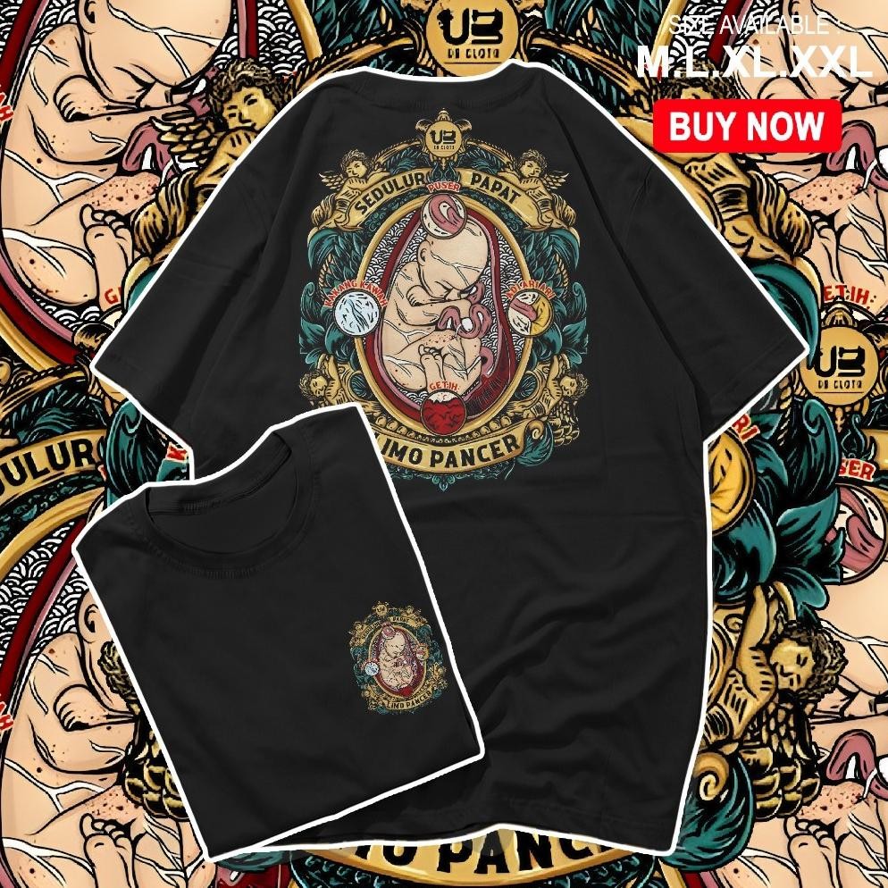 Promo Kaos Jawa Sedulur Papat Paramesti Terbaru Terkini Kaos Distro Pria Dewasa Xxl Lengan Panjang D