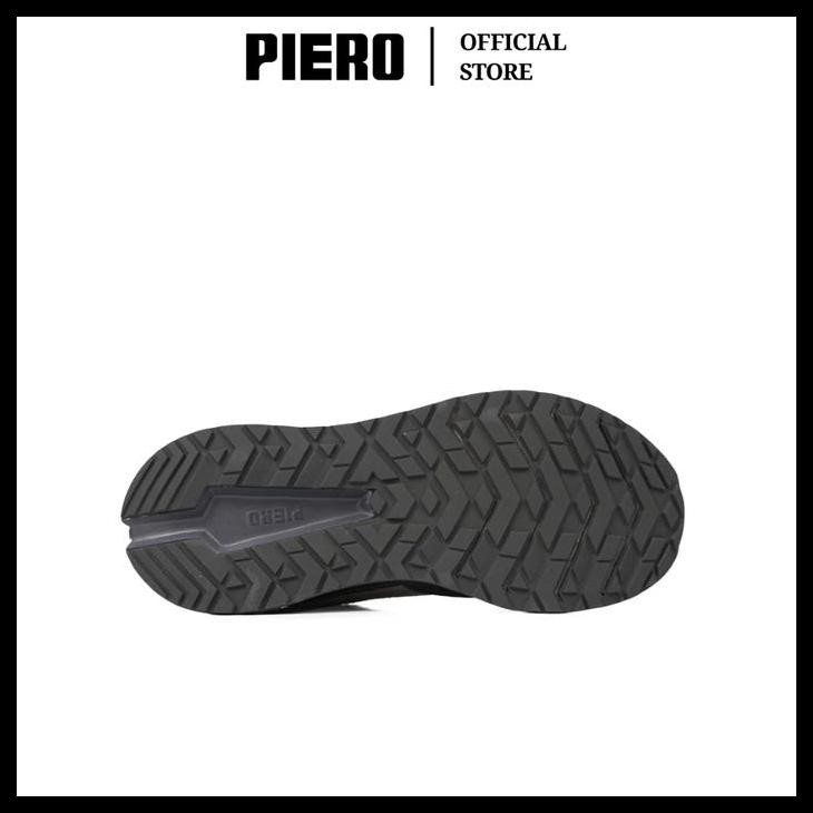Piero Sepatu Sneakers Pria Jogger 24 C Trl Feather Grey Dark Grey Black Olive Pie1000217 Terlaris
