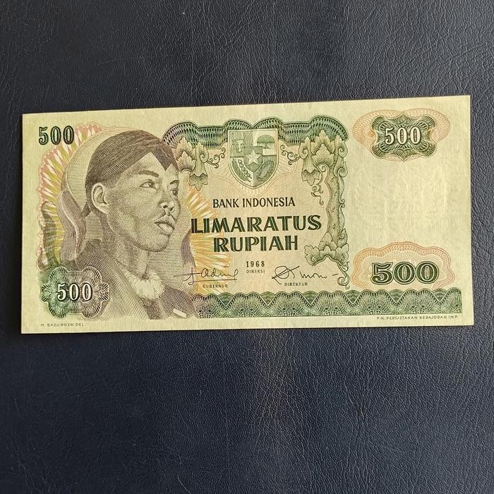 Uang Kuno 500 Rupiah Sudirman 1968 Original Dan Terpercaya