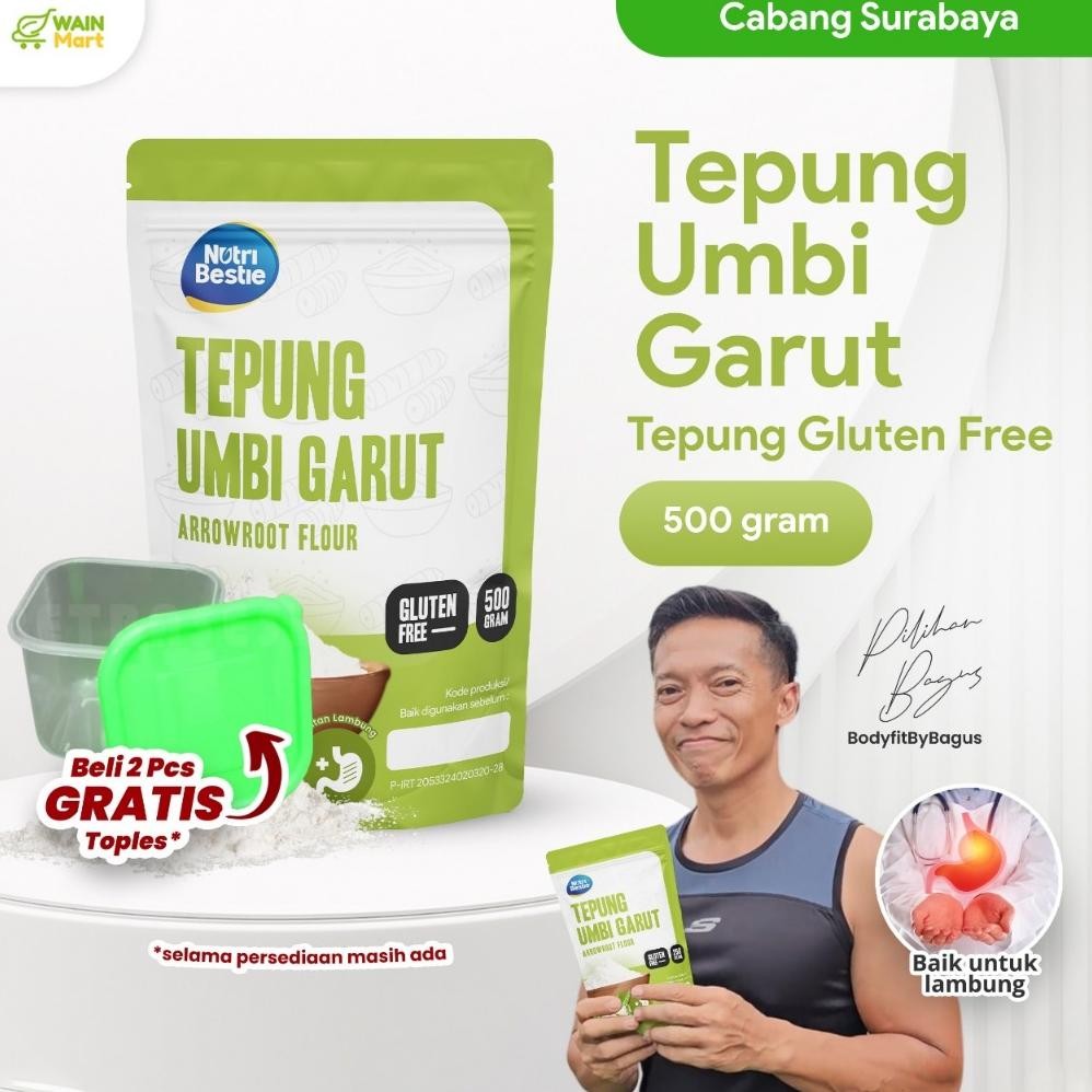 

Tepung Umbi Garut Solusi Atasi Nyeri Lambung GERD Maag dan Perut Kembung