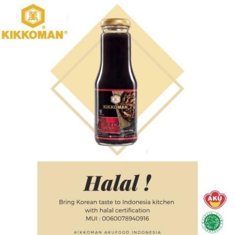 

Kikkoman Saus BULGOGI Halal 300 gr Healthy Wagyu RB10