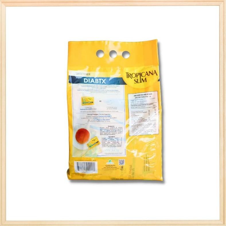 

Tropicana Slim Diabtx Sweetener (Untuk Diabetes) - 150 Sachets