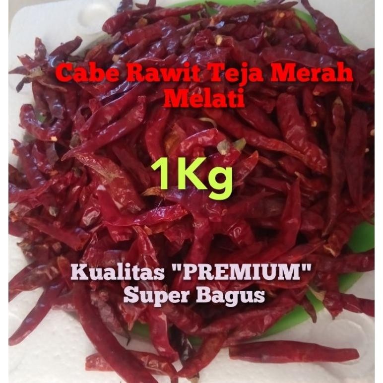 

CABE RAWIT KERING TEJA "PREMIUM"( Grade A) KUALITAS SUPER BAGUS Merah Melati RB10
