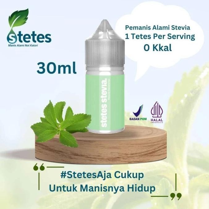 

Stetes Stevia Cair Tetes 5ml 15ml 30ml Pemanis Alami 0 Kal Naturan Sweetener
