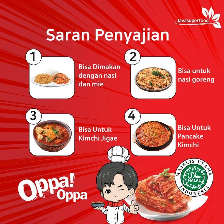 

KIMCHI Sawi Fresh / Kimchi Halal / Kimchi 1KG - Makanan Korea RB10