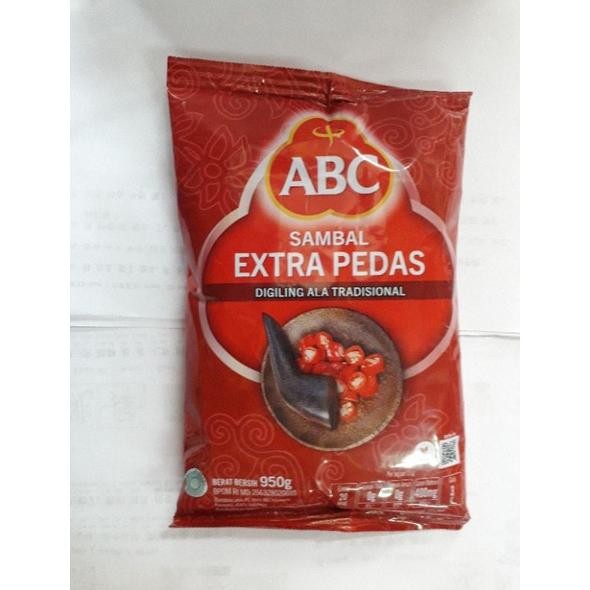 

ABC EXTRA PEDAS 950 GR PILLOW SAMBAL CHILI POUCH RB10