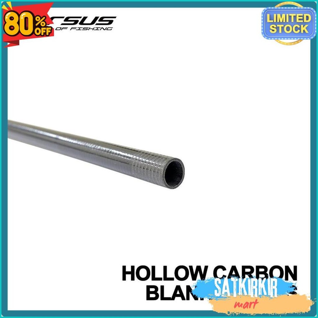 Blank Rod Versus Hollow Carbon 90Cm / 100Cm / 120Cm Diskon