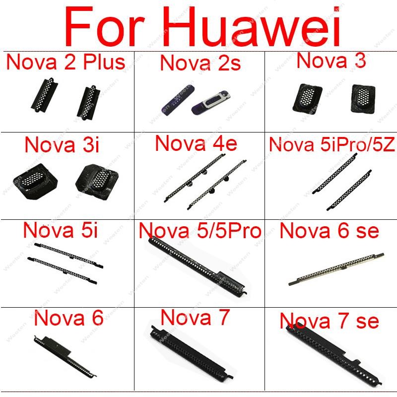 Jaring speaker headpiece untuk huawei nova 5 5i pro 2 plus nova 2 3 4 2s 3i 4e 5i 6se 7se 7i speaker