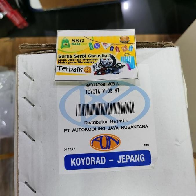 . Radiator toyota Vios lama Manual Koyorad