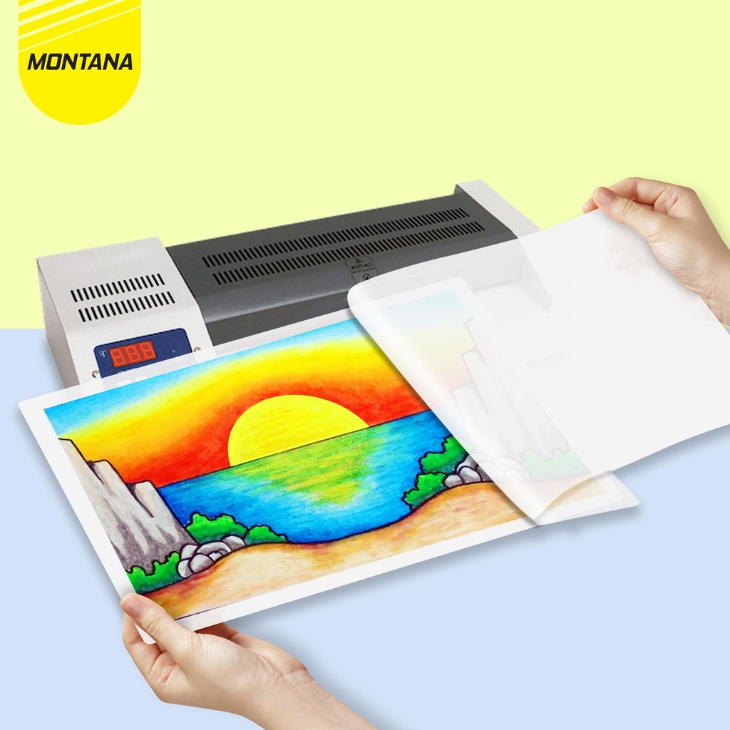 

MONTANA PLASTIK LAMINASI A3 100 SHEETS LAMINATING FILM HIGH QUALITY TLA3W