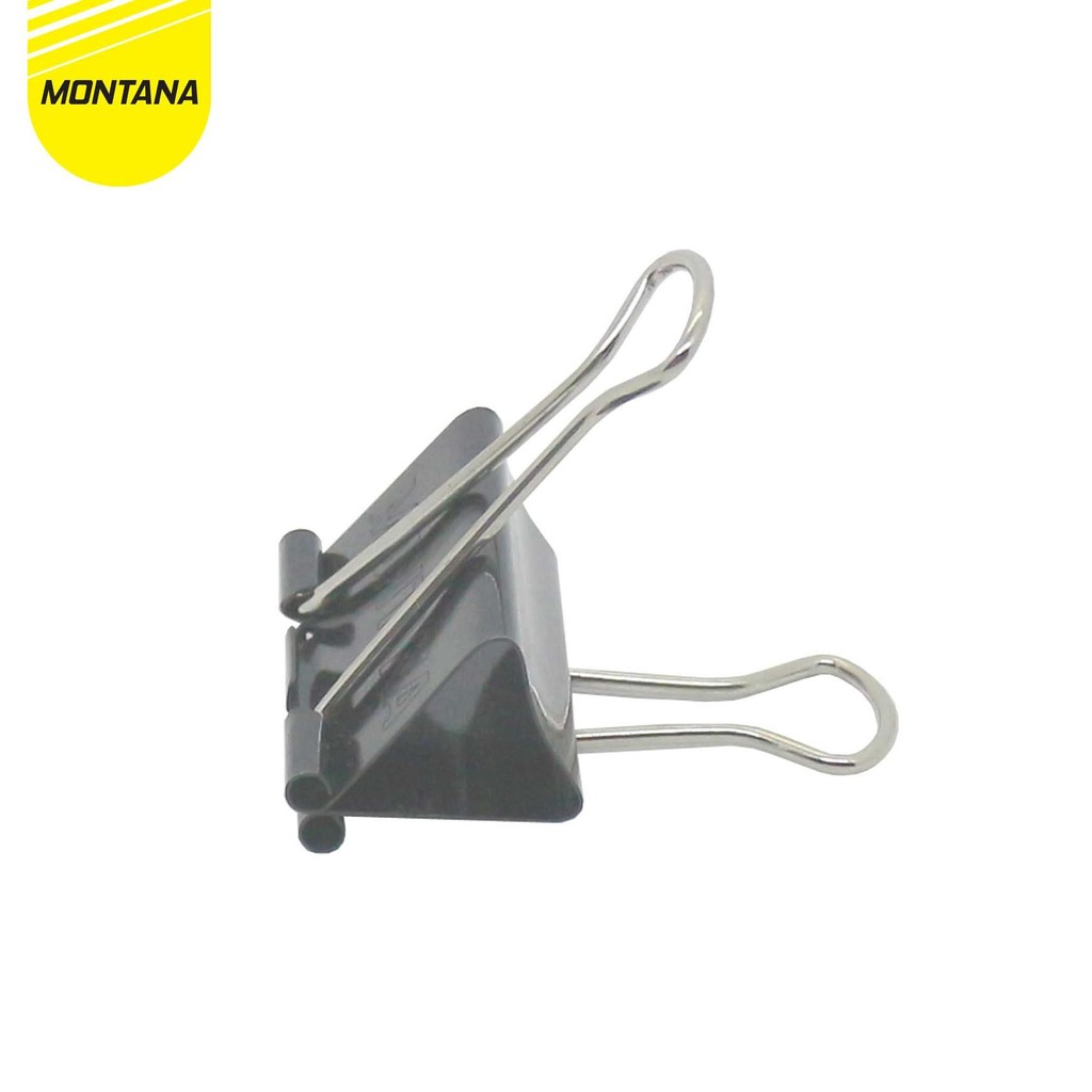 

MONTANA BINDER CLIP PENJEPIT KERTAS 41X25 MM 12 PCS PAPERCLIP KLIP SERBAGUNA MT-BC111