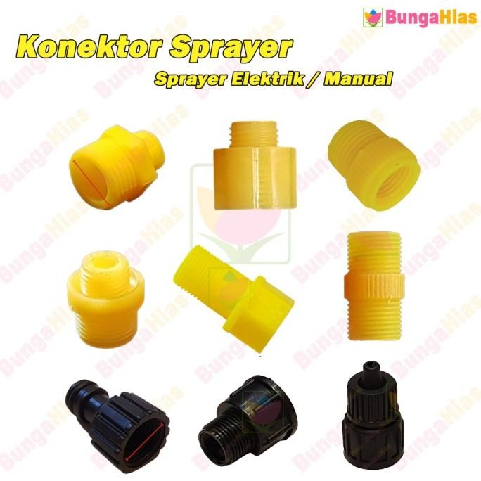 [Expert] Konektor Sprayer Elektrik Manual 14 18 20 22 mm Male Female Nepel sambungan Handle Pompa DC