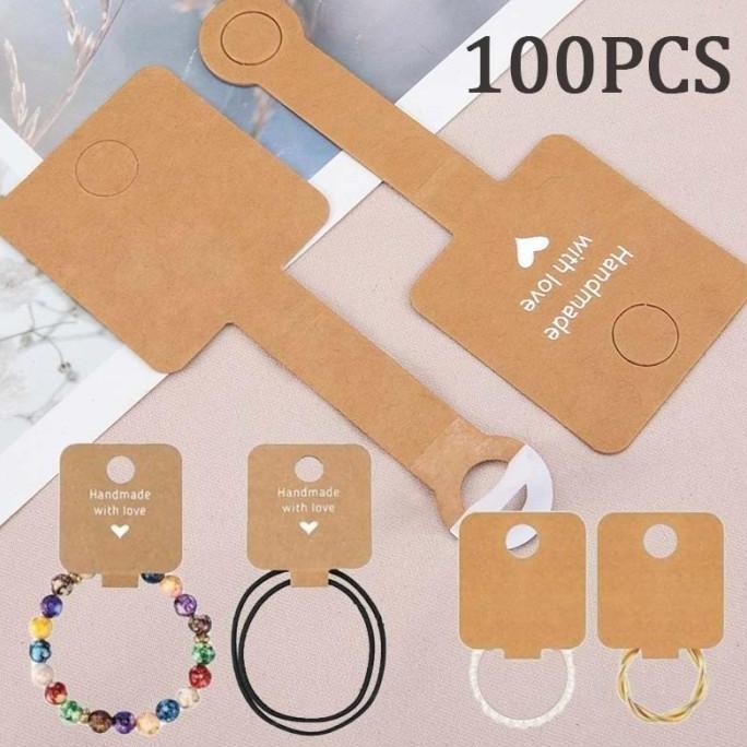 

100Pcs Hang Tag Label Aksesoris / Tag Aksesoris / Hang Tag Accessories Untuk Perhiasan Co