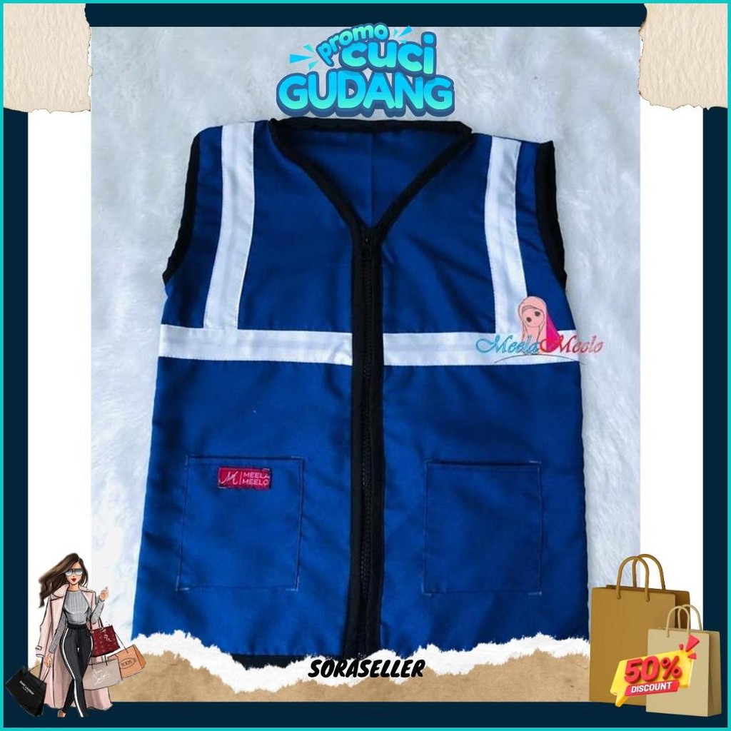 Kostum Photoshoot Profesi Anak Pekerja Rompi Kontraktor Safety Proyek Foto Newborn Gratis Ongkir