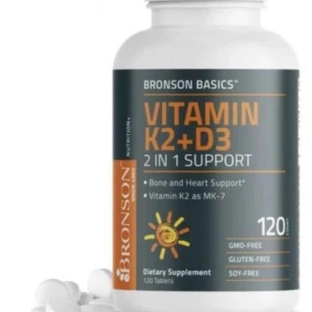 Bronson Vitamin K2+D3 120 Original Produk