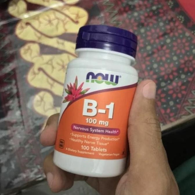 Now Vitamin B1 Vit B1 100Mg 100 Mg 100 Tabs Original Produk
