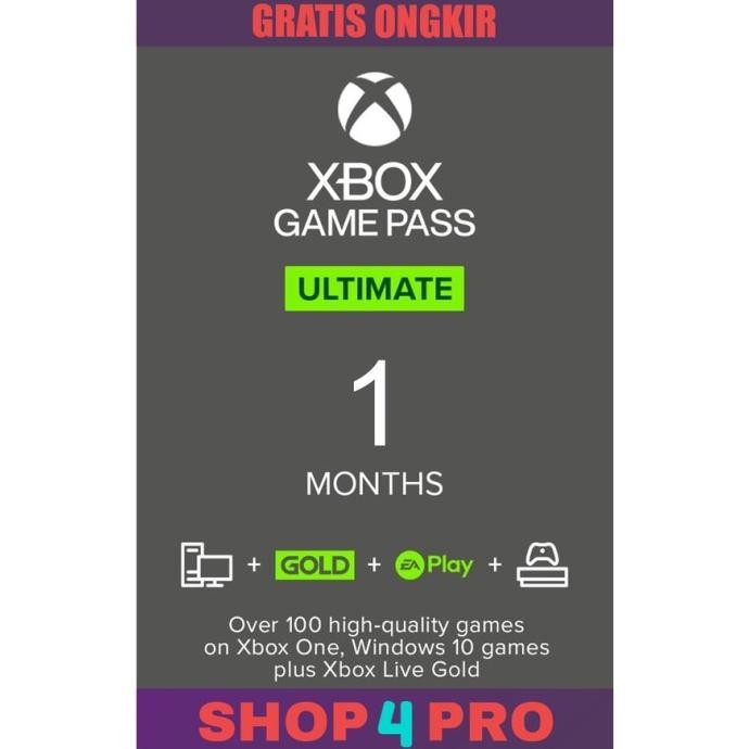 [Expert] XBOX Game Pass Ultimate 1 Bulan Untuk XBOX Dan PC Indonesia