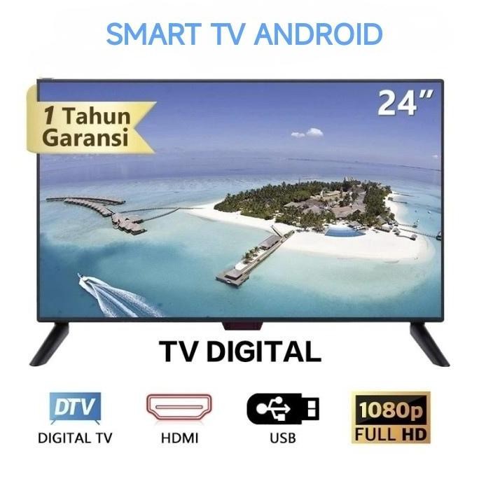 TERLARIS - SMART TV 24 INCH LED TV  ANDROID TV DIGITAL