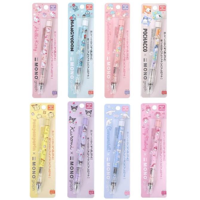 

TERBARU - Tombow Mono Graph Sanrio 2024 Version Mechanical Pencil 0.5mm Pensil Mekanik Limited Edition
