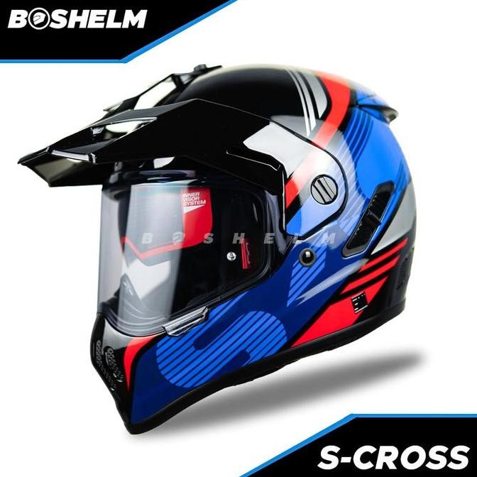 TERBARU - Helm NJS S-CROSS VENTURO Helm Full Face SNI