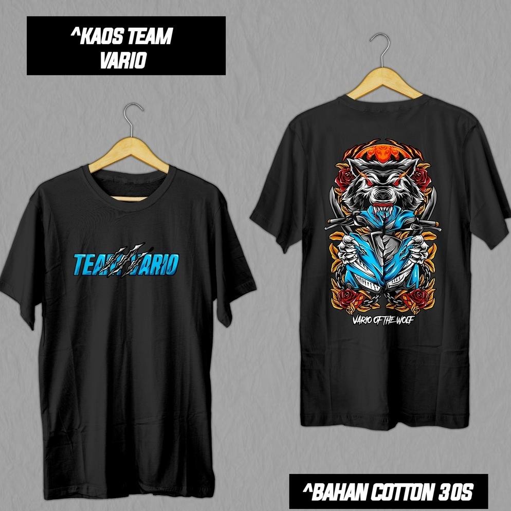 Promo Kaos Team Vario Style Modifikasi Tshirt Vario 150 New 2021 Kaos Vario 150 Keren Kaos Vario 125