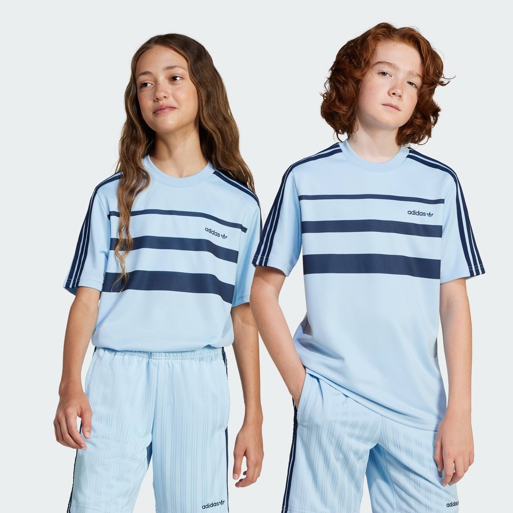 adidas Lifestyle Tee Kids Unisex Blue JC9043