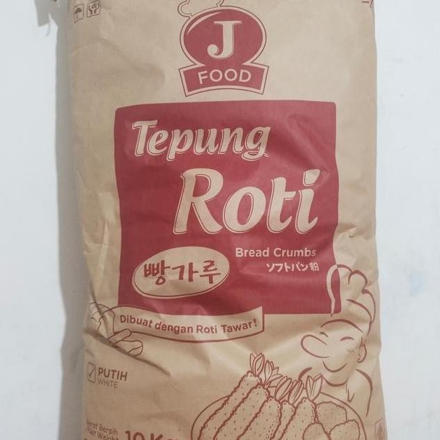 

J Food Tepung Roti Breadcrumbs Putih 10Kg