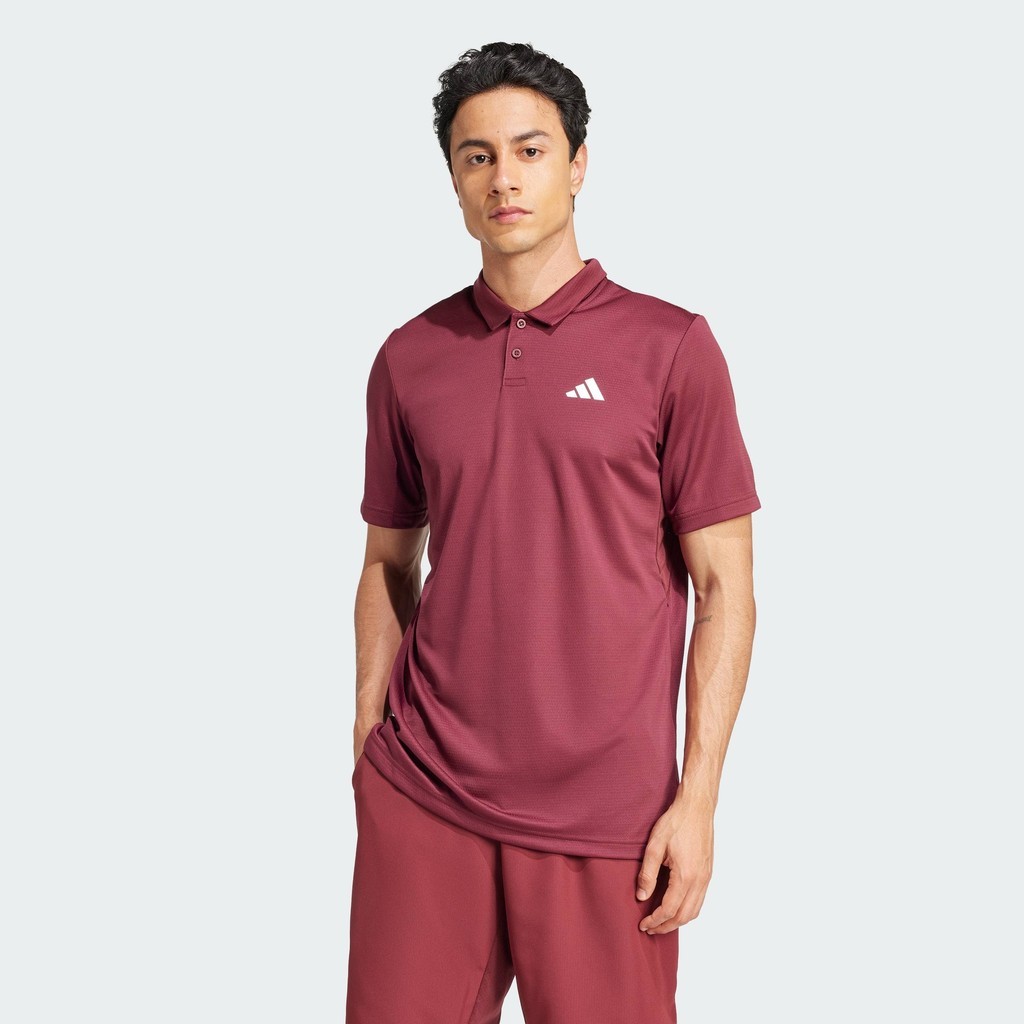 adidas Tennis Tennis Climacool Polo Shirt Men Burgundy JH3396