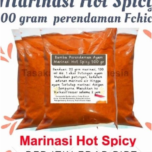 

Tepung Bumbu Marinasi Ayam Pedas Fried Chien Hot Spicy 1 Kg