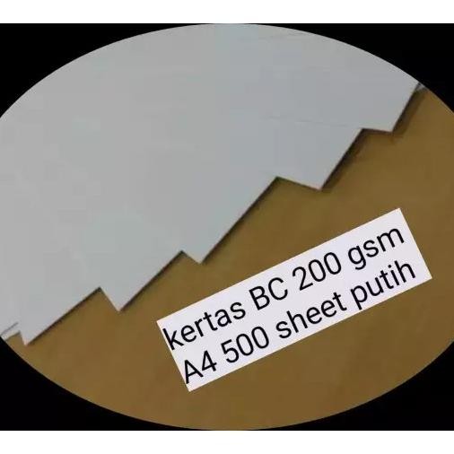 

Kertas Ef Card Bc 200Gsm A4 Isi Sheet Putih
