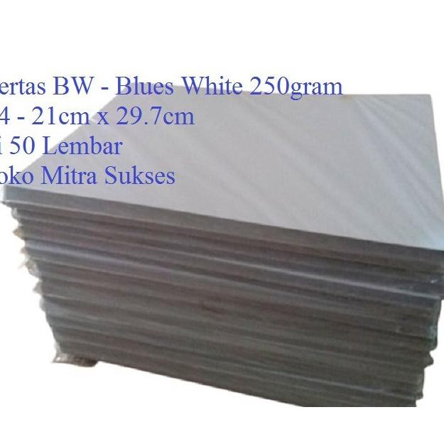 

Kertas Bw Blues White 250Gram A4 Isi 50 Lembar