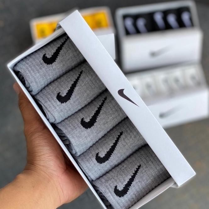 HJK NIKE QUARTER SOCK/ KAOS KAKI NIKE / NIKE INDONESIA BNWB ABU ABU