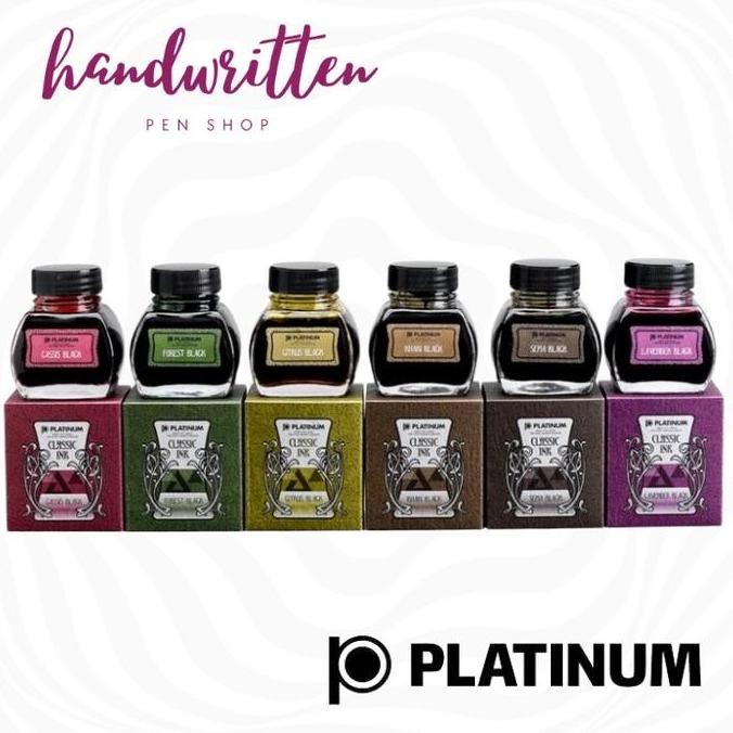 

TERMURAH - PLATINUM Classic Fountain Pen Ink 60ml - Water Resistant & Permanent